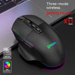 Ratón Gaming Inalámbrico RGB Recargable