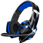 Headset Gaming Wired con Micrófono y Luz LED