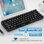 Teclado Mecánico Inalámbrico RGB 68 Teclas
