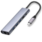 Adaptador USB-C a HDMI 4K con Gigabit Ethernet y Carga PD