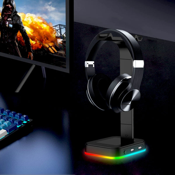 Soporte Gaming con Cambio de Color para Headset