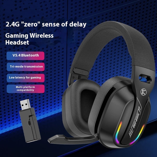 Auriculares inalámbricos de 2.4g de baja latencia con tres modos ANC y Bluetooth