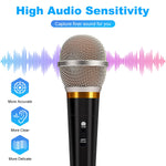 Micrófono dinámico profesional XLR con cable 4m para estudio y karaoke
