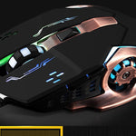 Ratón Gaming Mecánico Luminoso USB Cableado