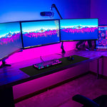 Mousepad Gaming Grande Negro y Blanco para Escritorio