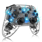 Joystick Wireless Bluetooth Transparente con Luz LED
