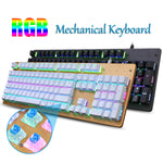 Teclado Mecánico Gaming USB 104 Teclas