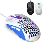 Ratón Gaming RGB Ligero con Diseño Hueco