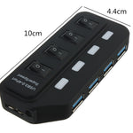 Hub USB 4 multipuerto de alta velocidad