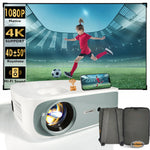 Proyector 4K 5G Bluetooth con Corrección 4D Keystone 1080P