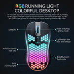 Ratón Gaming Inalámbrico Dual Mode RGB Honeycomb