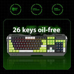 Teclado Mecánico Gaming con Teclas Silenciosas para Escritorio