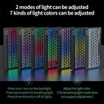 Teclado Inalámbrico Bluetooth RGB Retroiluminado