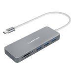Hub USB 3.0 Multifunción con Lector de Tarjetas