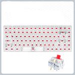 Teclado Mecánico Gamer RGB Intercambiable Transparente