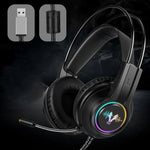 Auriculares Gaming M5 RGB Anti-Ruido Bajos Potentes