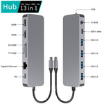 Hub USB-C con Ethernet Gigabit y Docking Station