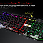 Teclado Gaming Mecánico con Cable USB y Retroiluminación LED