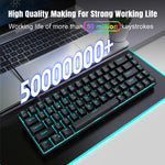 Teclado Mecánico Gaming con Keycaps de Doble Inyección