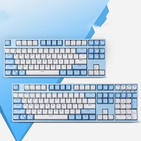 Teclado Mecánico Sea Rhyme Ejes Rojos Cyan Gamer