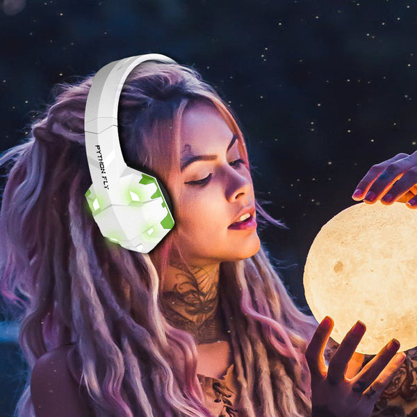 Headset Gaming Wired con Micrófono y Luz LED