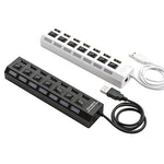 Hub USB 7 Puertos Splitter para Switch y PC