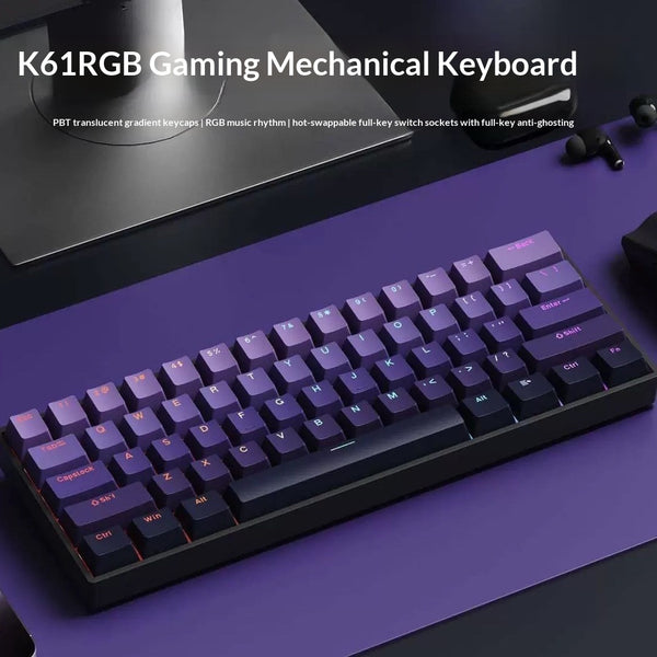 Teclado Gaming RGB Mecánico Tea-Switch Portátil