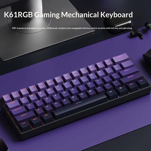 Teclado Gaming RGB Mecánico Tea-Switch Portátil