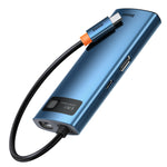 Hub Docking Station USB-C 6 en 1 Gleam Series Azul