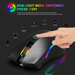 Ratón Gaming RGB 7 Botones Interfaz USB-C
