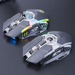 Ratón Gaming Inalámbrico RGB con Carga Silenciosa