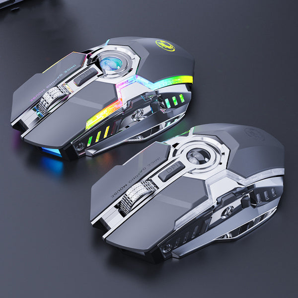 Ratón Gaming Inalámbrico RGB con Carga Silenciosa