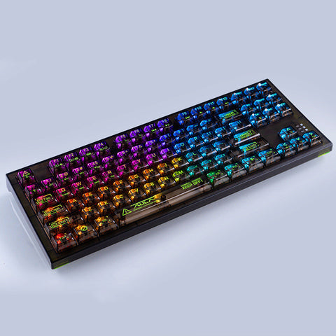 Teclado Mecánico RGB Intercambiable Portátil