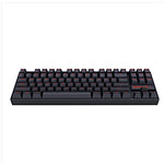 Teclado Mecánico Gaming 87 Teclas Retroiluminado Monocromo