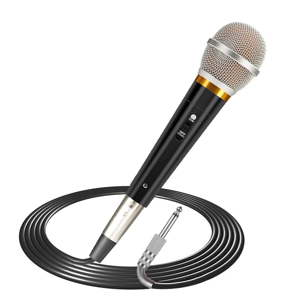 Micrófono dinámico profesional XLR con cable 4m para estudio y karaoke