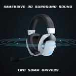 Auriculares Gaming Inalámbricos 2.4G Bluetooth RGB Multiplataforma