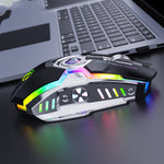 Ratón Gaming Inalámbrico RGB con Carga Silenciosa