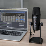 Micrófono Condensador USB para Streaming y Grabación