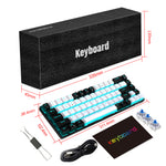 Teclado Mecánico Gaming con Keycaps de Doble Inyección