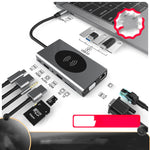 Estación de Carga Rápida USB-C con Hub Múltiple