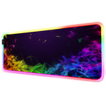 Mousepad Gaming RGB Grande con Base Antideslizante