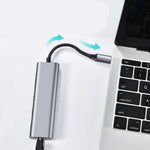 Adaptador USB-C a HDMI 4K con Gigabit Ethernet y Carga PD