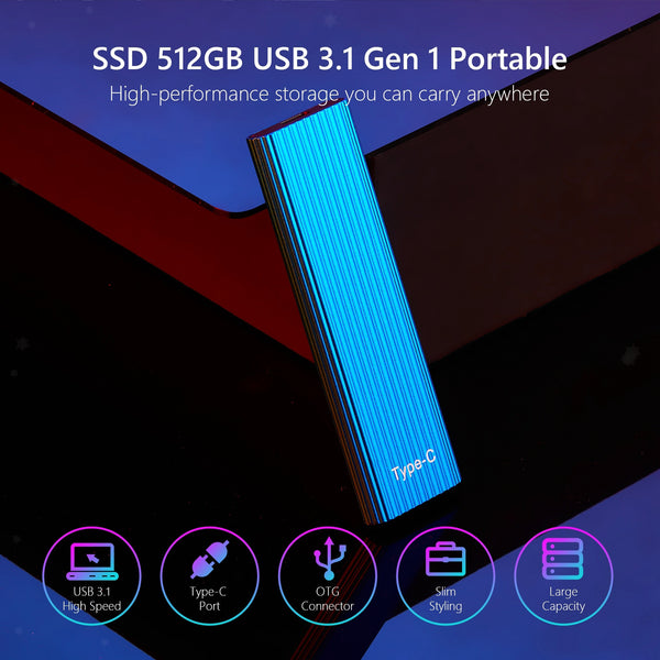 Disco Duro SSD Portátil para Móvil