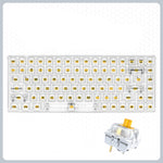 Teclado Mecánico Gamer RGB Intercambiable Transparente