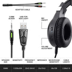 Headset Gamer para PC con Micrófono