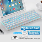 Teclado Mecánico Inalámbrico RGB 68 Teclas