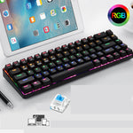 Teclado Mecánico Inalámbrico RGB 68 Teclas