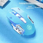 Ratón Gaming Inalámbrico con Carga Bluetooth