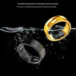Anillo Inteligente Deportivo Bluetooth Oxímetro Monitor Cardíaco