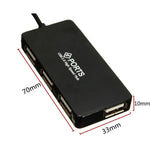 Hub USB 4 Puertos Extensión de Dispositivos